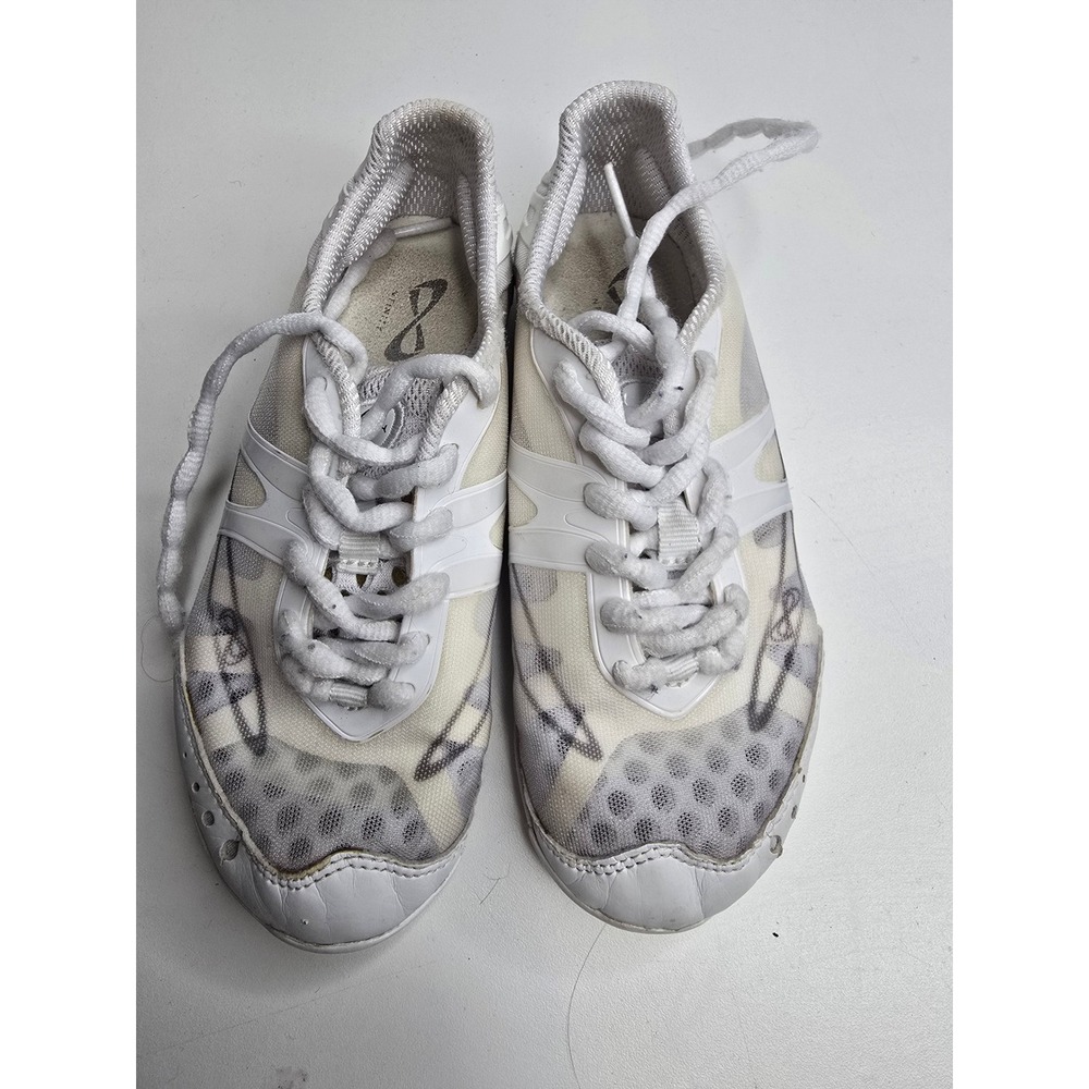 Nfinity Vengeance Cheer Shoes Kids Size 12 White Athletic Sneaker NFS-1010-00